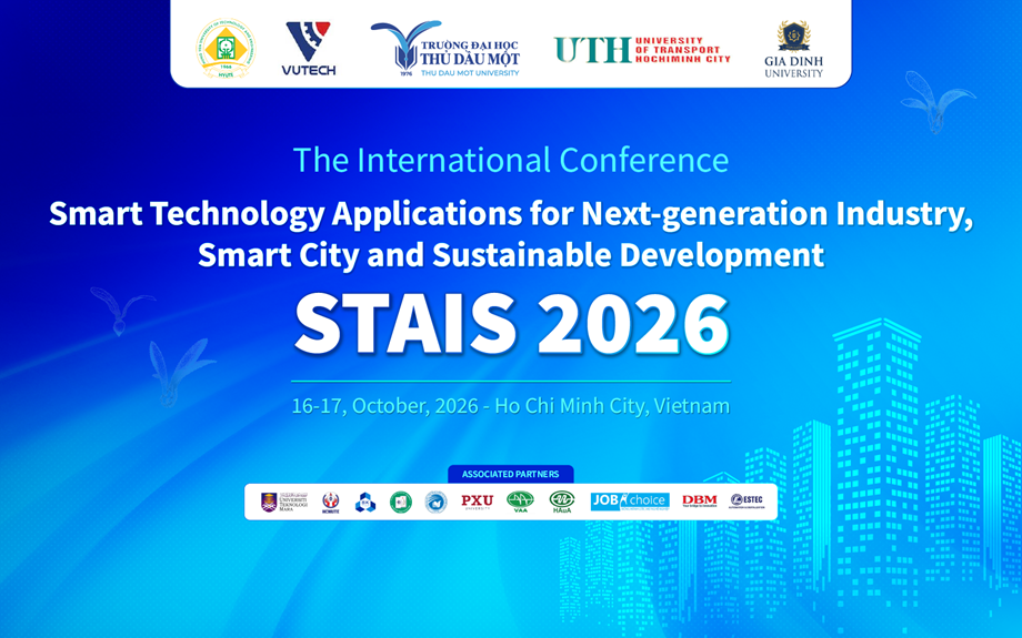 Trường Đại học Thủ Dầu Một đăng cai Hội thảo khoa học quốc tế STAIS 2026 về công nghệ thông minh và phát triển bền vững